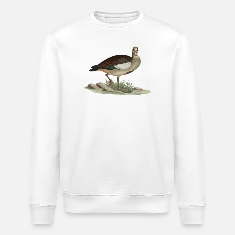 Style nature du canard terreux - Sweat bio ROLLER Stanley/Stella Unisexe - blanc