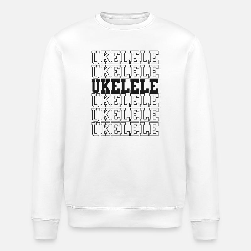 Ukulélé hawaïen ukélé ukulélé - Sweat bio ROLLER Stanley/Stella Unisexe - blanc