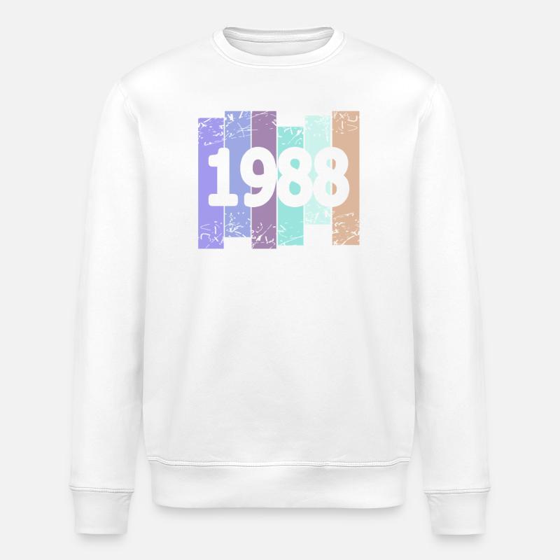 1988 - Sweat bio ROLLER Stanley/Stella Unisexe - blanc