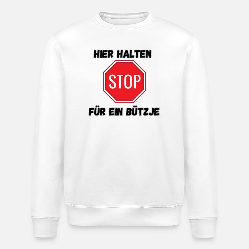 Costume de carnaval à Bützje - Sweat bio ROLLER Stanley/Stella Unisexe - blanc