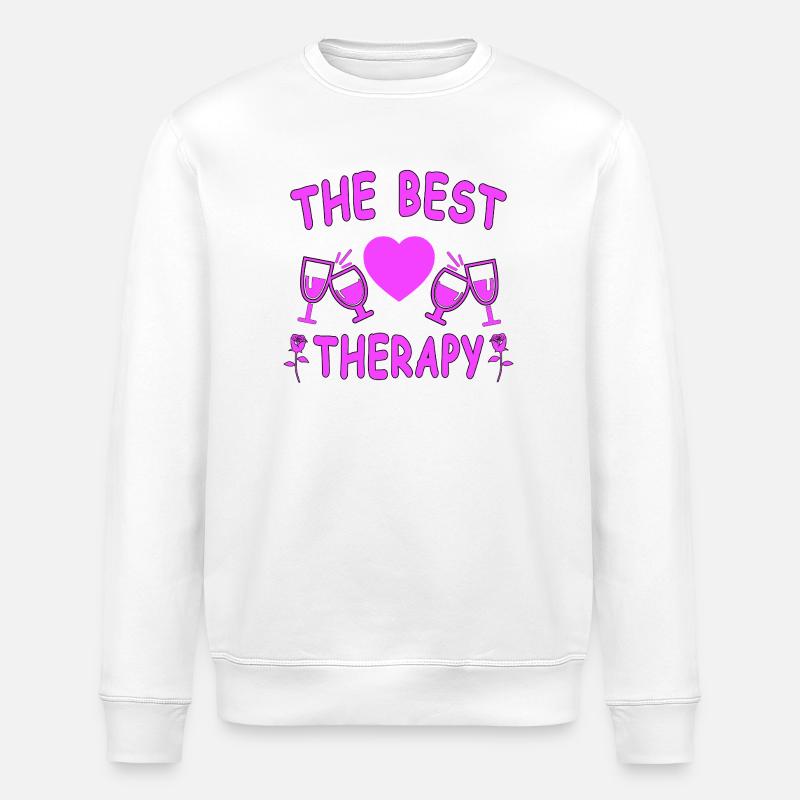 Wein - Stanley/Stella Unisex Bio-Sweatshirt ROLLER - Weiß