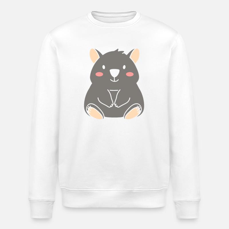 Wombat - Stanley/Stella Unisex Bio-Sweatshirt ROLLER - Weiß