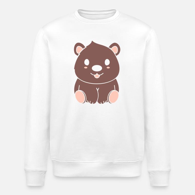 wombat - Sweat bio ROLLER Stanley/Stella Unisexe - blanc