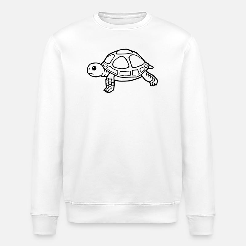 Turtle Turtles - Stanley/Stella ROLLER Unisex Organic Sweatshirt - white