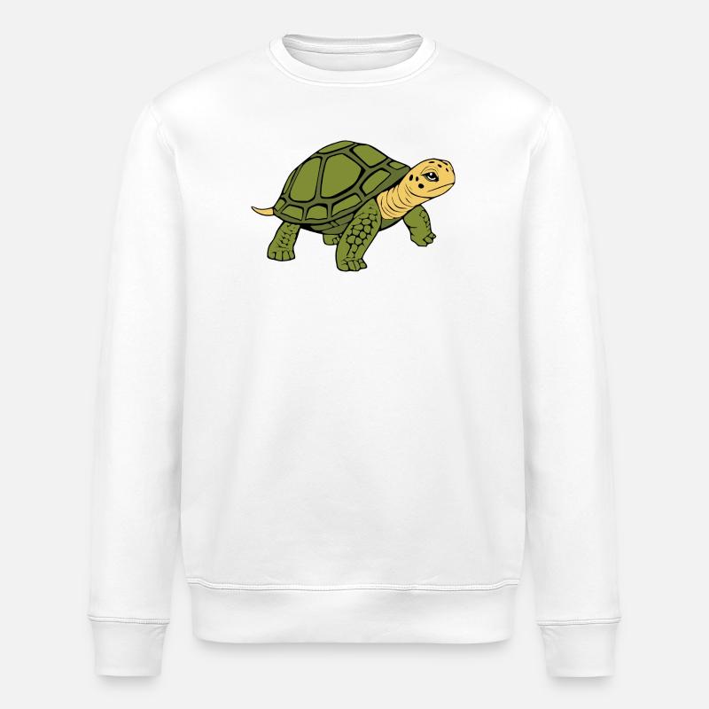 Turtle Turtles - Stanley/Stella ROLLER Unisex Organic Sweatshirt - white
