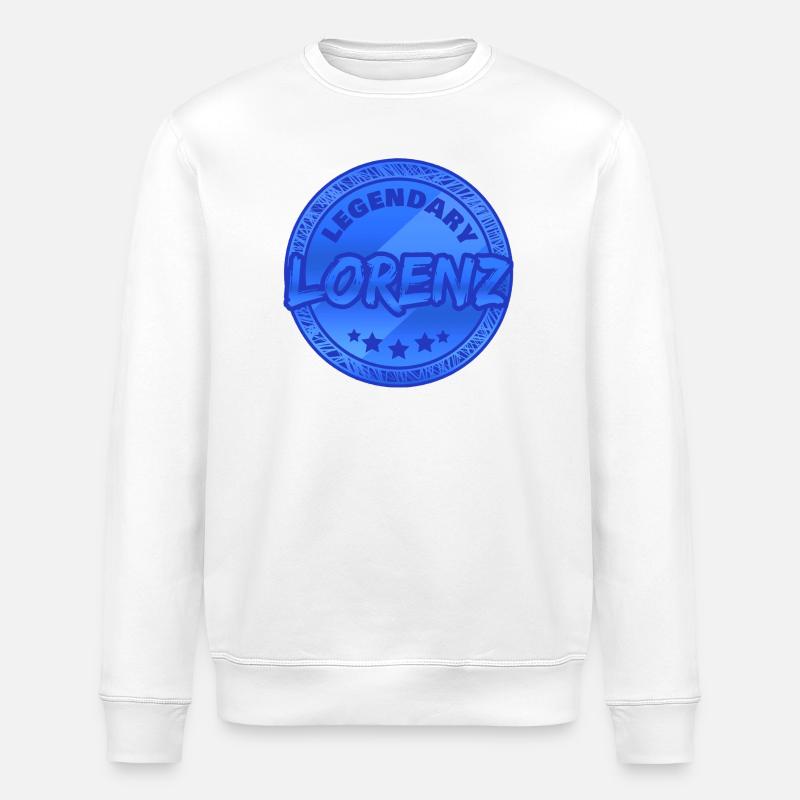 Geschenk für Lorenz - Stanley/Stella Unisex Bio-Sweatshirt ROLLER - Weiß