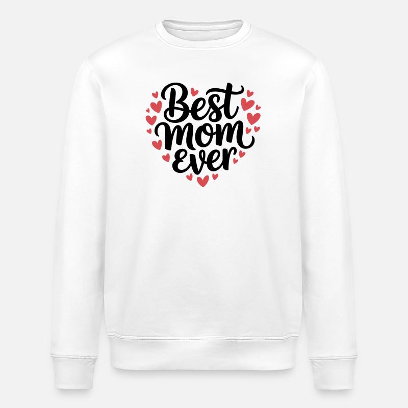 Die beste Mutter aller Zeiten - Stanley/Stella Unisex Bio-Sweatshirt ROLLER - Weiß