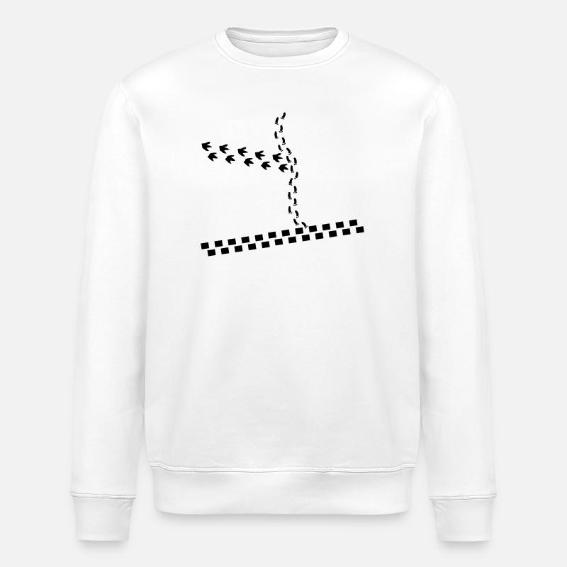 Traces - Sweat bio ROLLER Stanley/Stella Unisexe - blanc