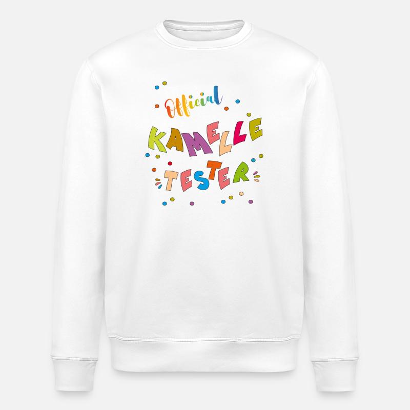 Kamelle Tester - Stanley/Stella Unisex Bio-Sweatshirt ROLLER - Weiß
