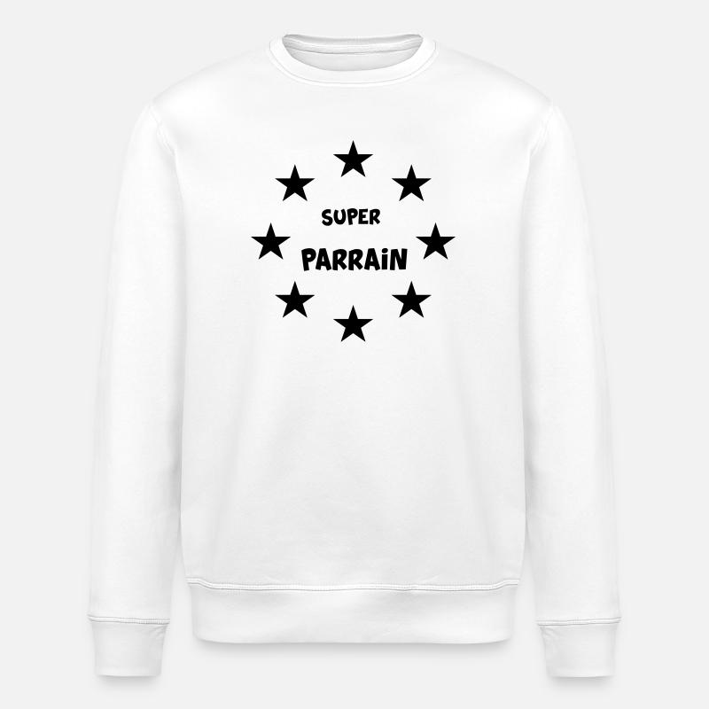 SUPER SPONSOR - Stanley/Stella ROLLER Unisex Organic Sweatshirt - white