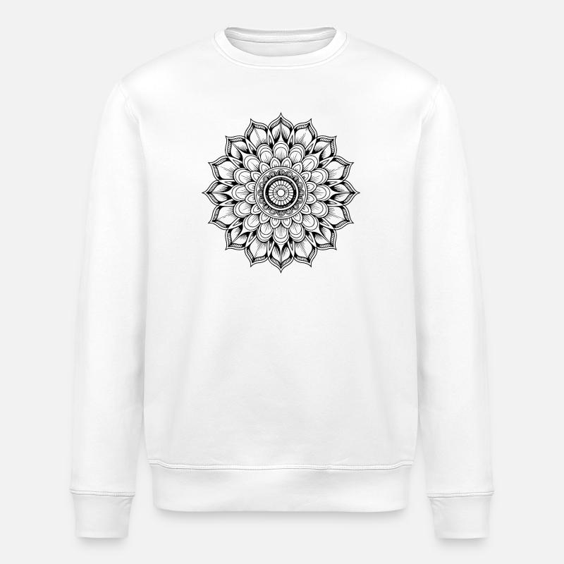 Mandala - Stanley/Stella Unisex Bio-Sweatshirt ROLLER - Weiß