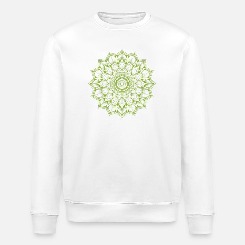 Mandala - Stanley/Stella Unisex Bio-Sweatshirt ROLLER - Weiß