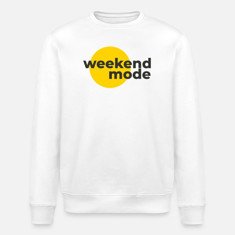 Weekend Mode - Stanley/Stella Unisex Bio-Sweatshirt ROLLER - Weiß