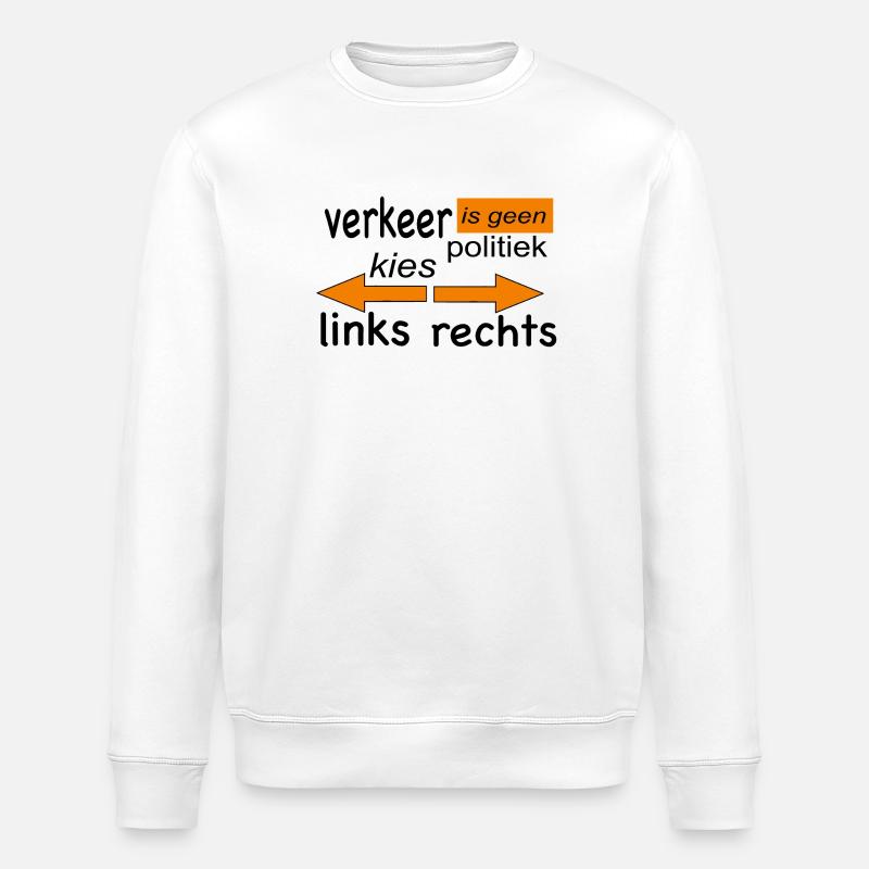 Traffic - Stanley/Stella ROLLER Unisex Organic Sweatshirt - white