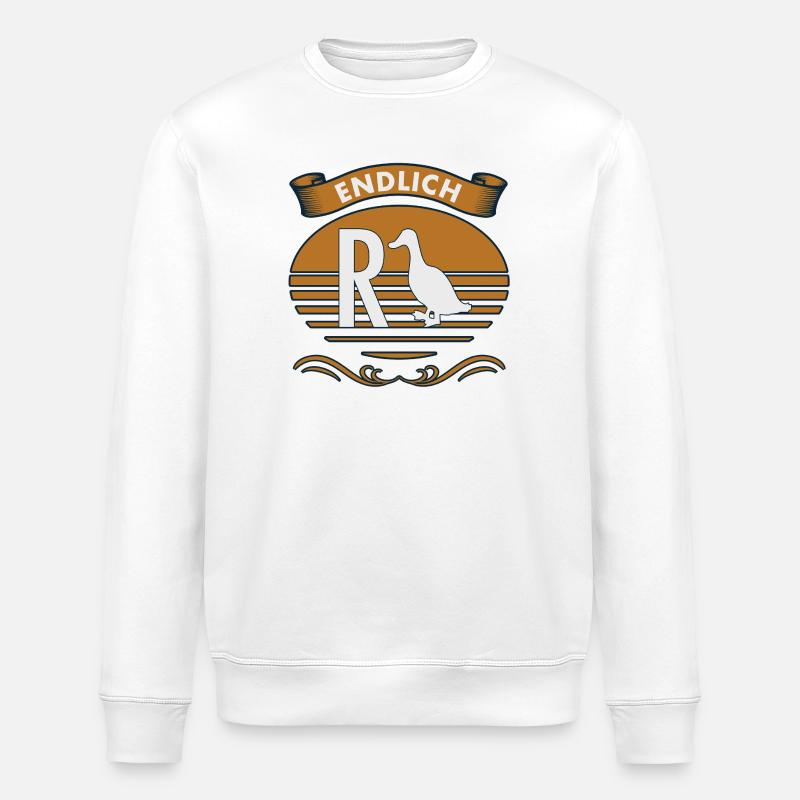 Endlich Rente - Stanley/Stella Unisex Bio-Sweatshirt ROLLER - Weiß