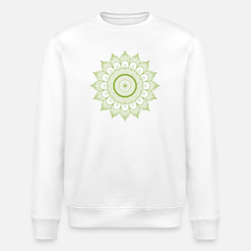Mandala - Stanley/Stella Unisex Bio-Sweatshirt ROLLER - Weiß