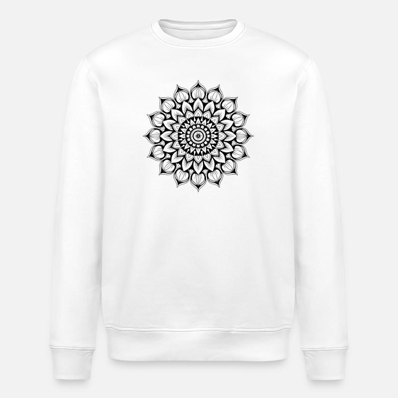 Mandala - Stanley/Stella Unisex Bio-Sweatshirt ROLLER - Weiß