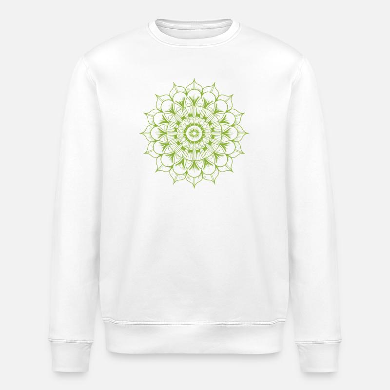 mandala - Sweat bio ROLLER Stanley/Stella Unisexe - blanc