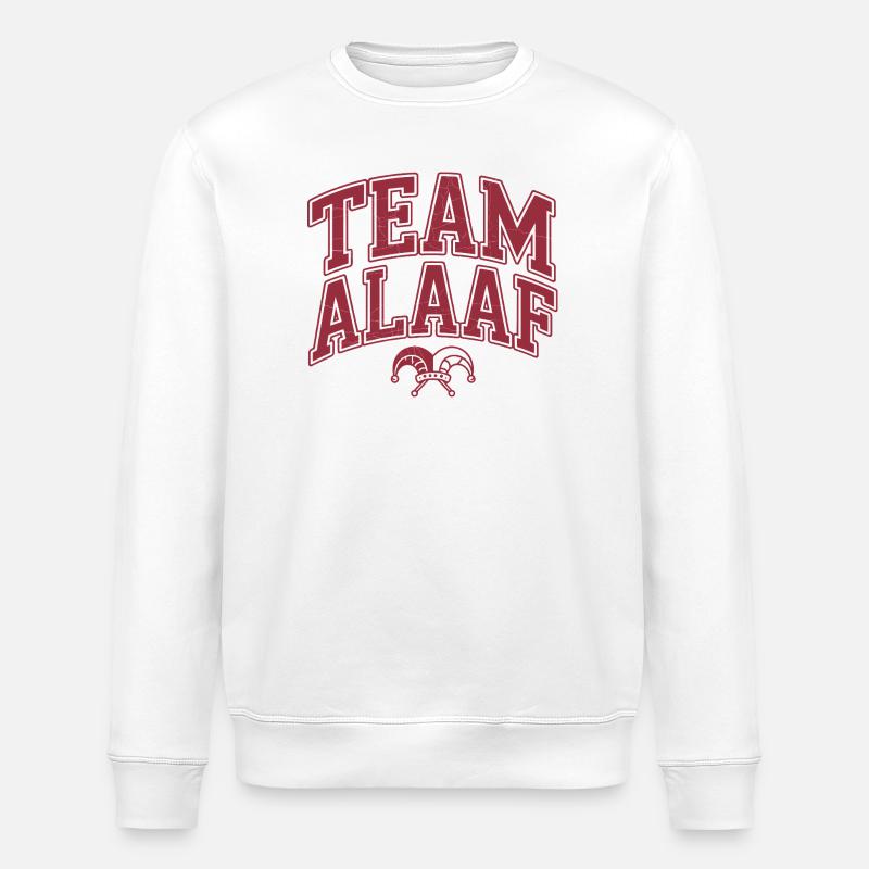 Équipe Alaaf - Carnaval de Cologne - Sweat bio ROLLER Stanley/Stella Unisexe - blanc