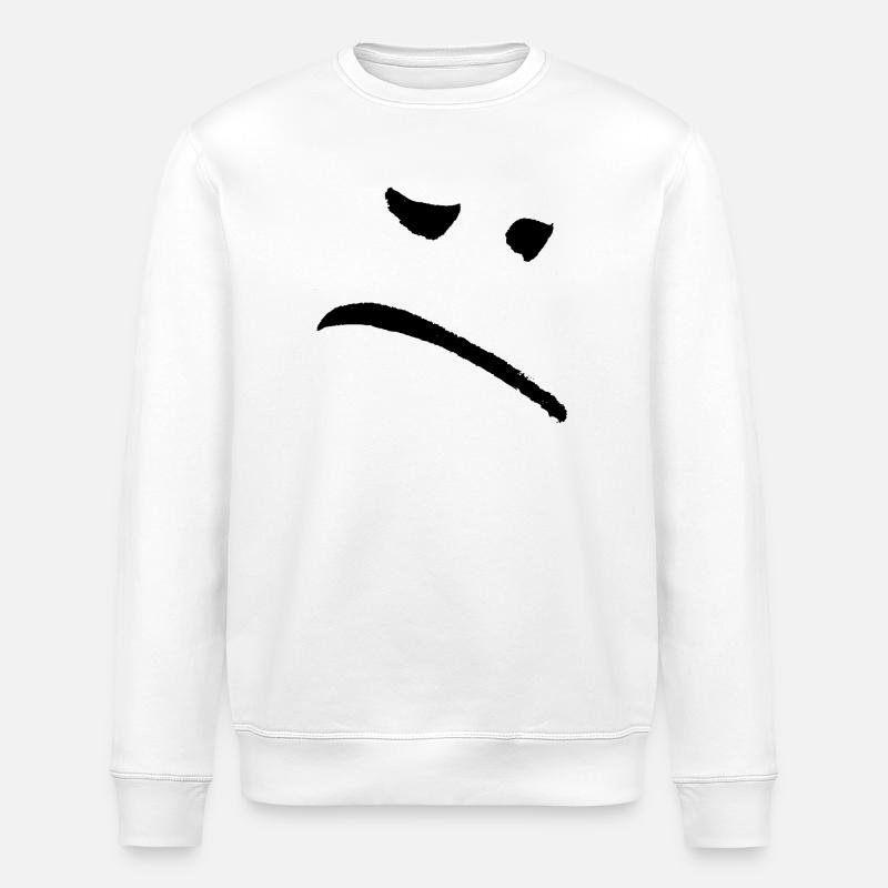 Triste - Sweat bio ROLLER Stanley/Stella Unisexe - blanc