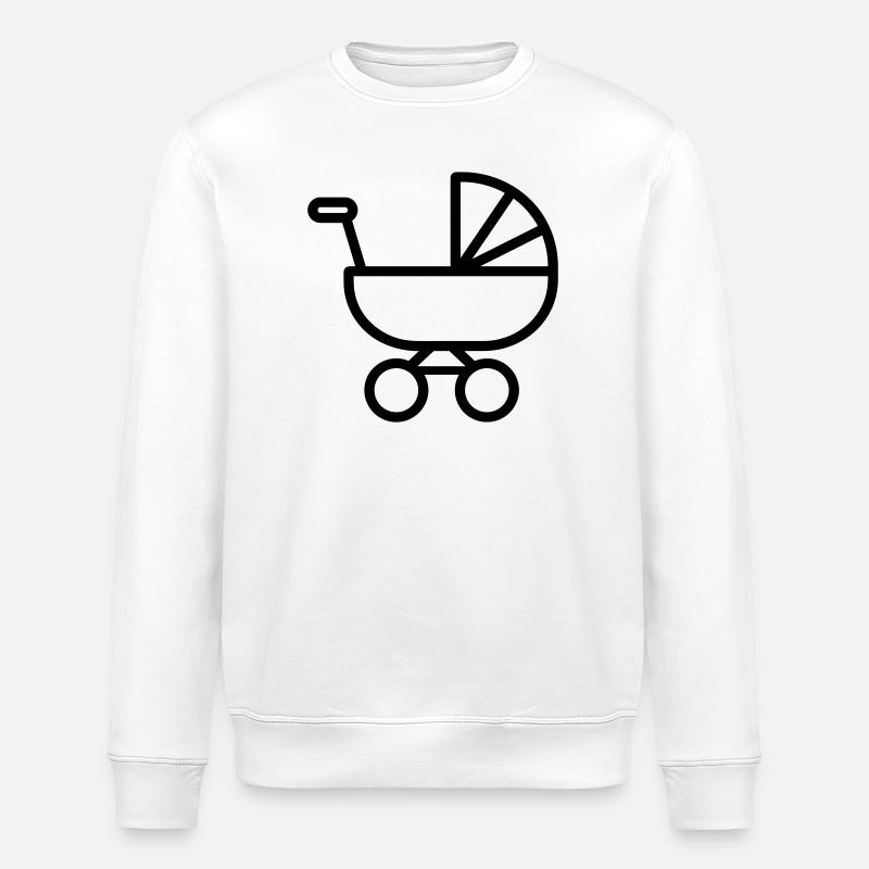 stroller_-1-stroller - Stanley/Stella ROLLER Unisex Organic Sweatshirt - white