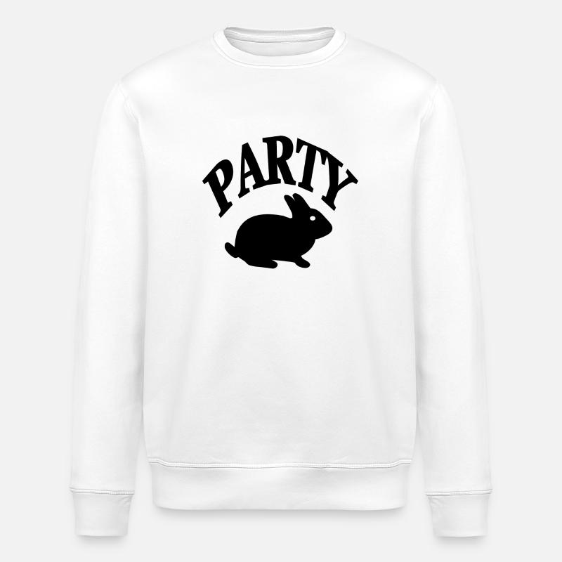 Party - Stanley/Stella ROLLER Unisex Organic Sweatshirt - white