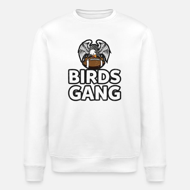 Eagles gehen - Stanley/Stella Unisex Bio-Sweatshirt ROLLER - Weiß