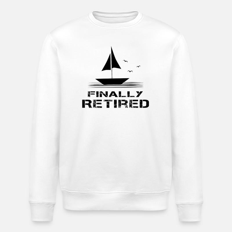 Retrait cadeau de retraite - Sweat bio ROLLER Stanley/Stella Unisexe - blanc