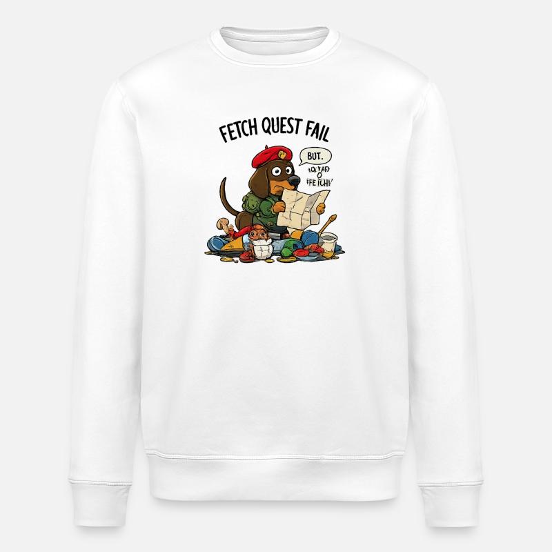 Échec de quête de collecte Petit - Sweat bio ROLLER Stanley/Stella Unisexe - blanc