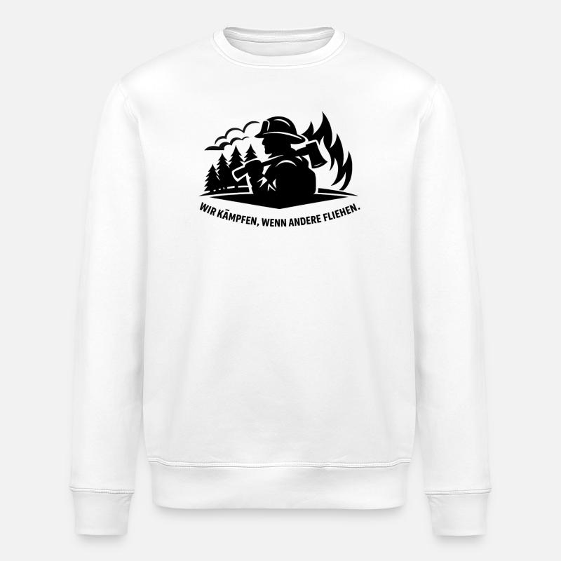 Wildlandfire - Stanley/Stella Unisex Bio-Sweatshirt ROLLER - Weiß