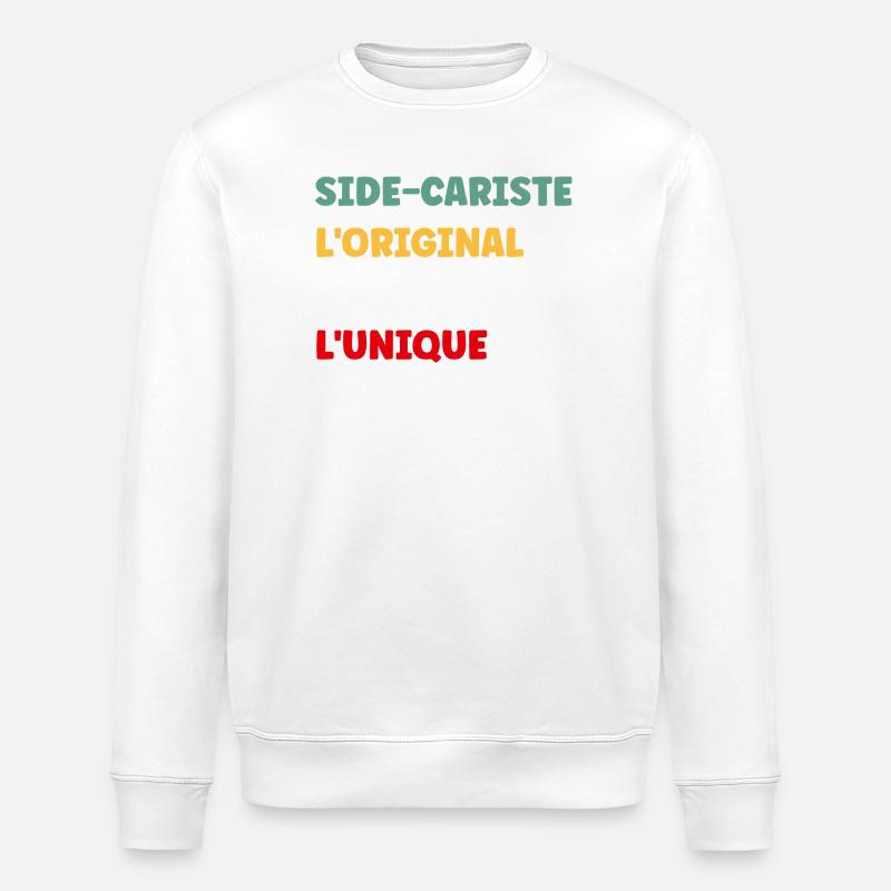 Sidecariste Original Unique - Sweat bio ROLLER Stanley/Stella Unisexe - blanc