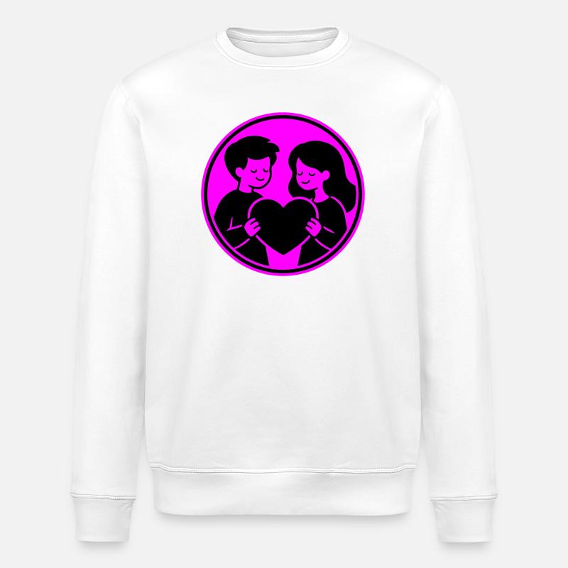 Relation de couple - Sweat bio ROLLER Stanley/Stella Unisexe - blanc