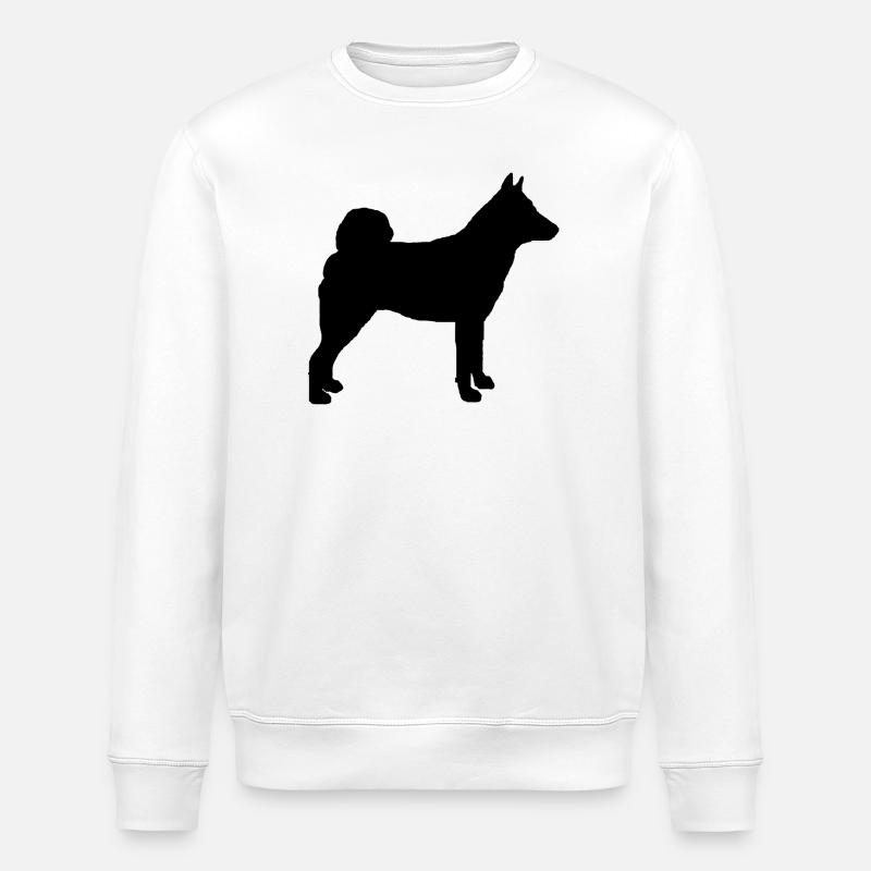 Norwegischer Elchhund - Stanley/Stella Unisex Bio-Sweatshirt ROLLER - Weiß