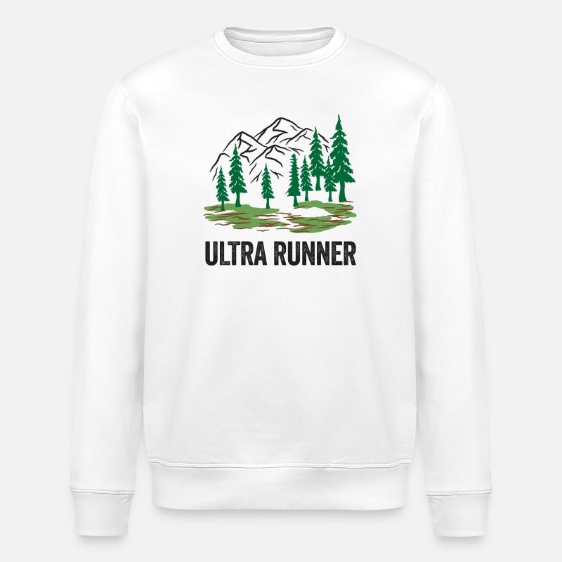 Ultra-Läufer - Stanley/Stella Unisex Bio-Sweatshirt ROLLER - Weiß