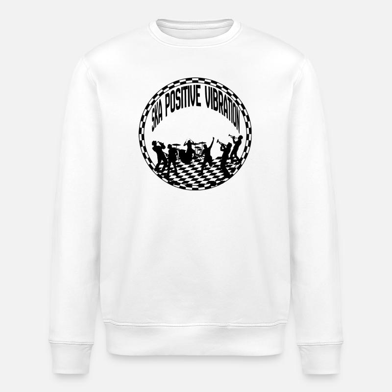 vibration positive - Sweat bio ROLLER Stanley/Stella Unisexe - blanc