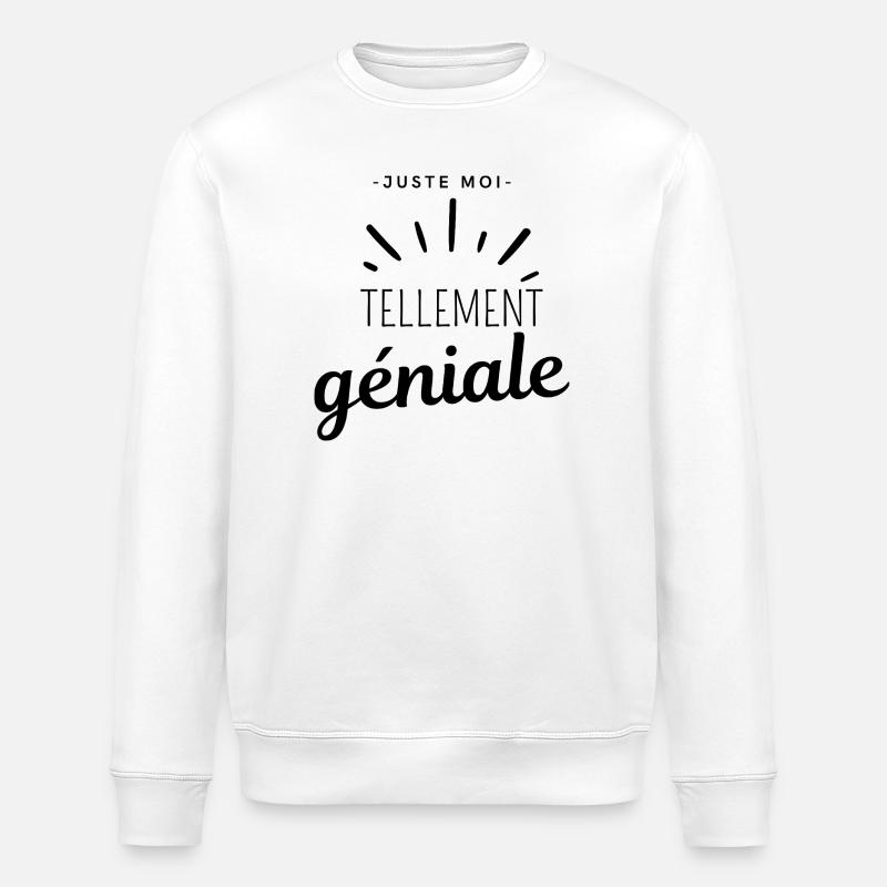 Großartiger Text - Stanley/Stella Unisex Bio-Sweatshirt ROLLER - Weiß