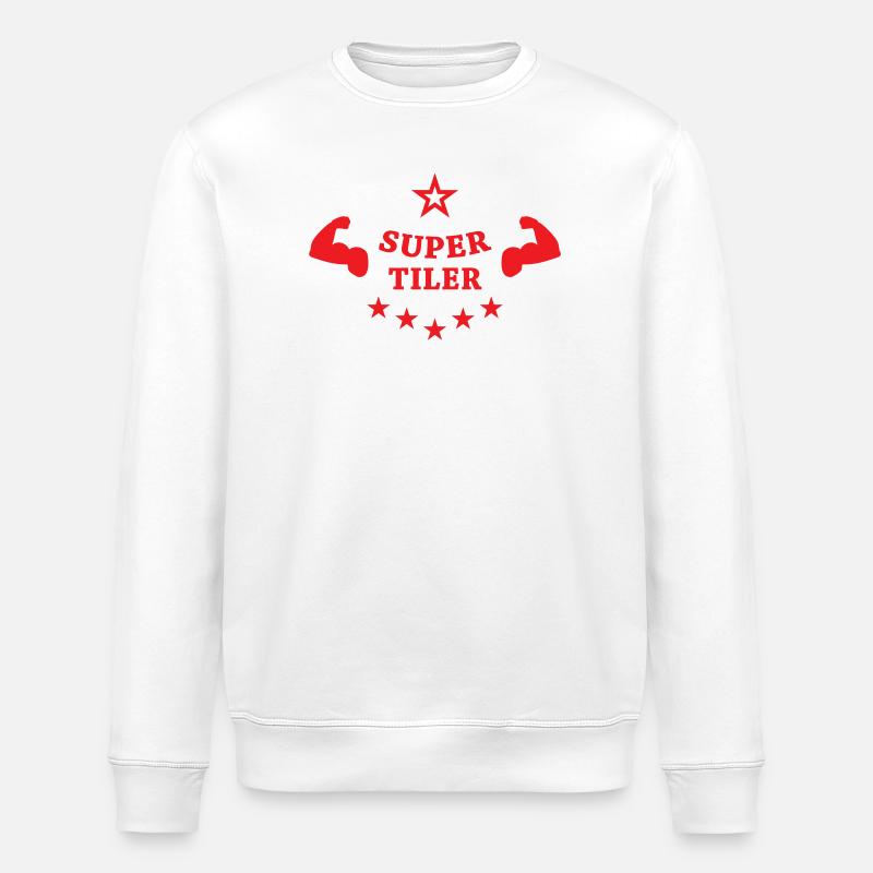 Super-Fliesenlager - Stanley/Stella Unisex Bio-Sweatshirt ROLLER - Weiß