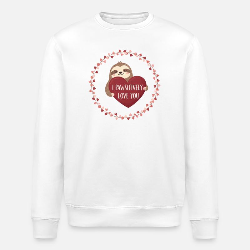 Je t’aime patativement - Sweat bio ROLLER Stanley/Stella Unisexe - blanc