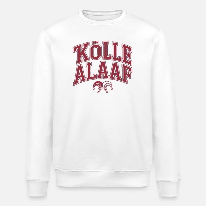 Kölle Alaaf - Sweat bio ROLLER Stanley/Stella Unisexe - blanc