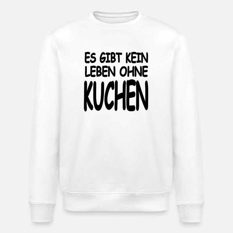 Kuchen - Stanley/Stella Unisex Bio-Sweatshirt ROLLER - Weiß