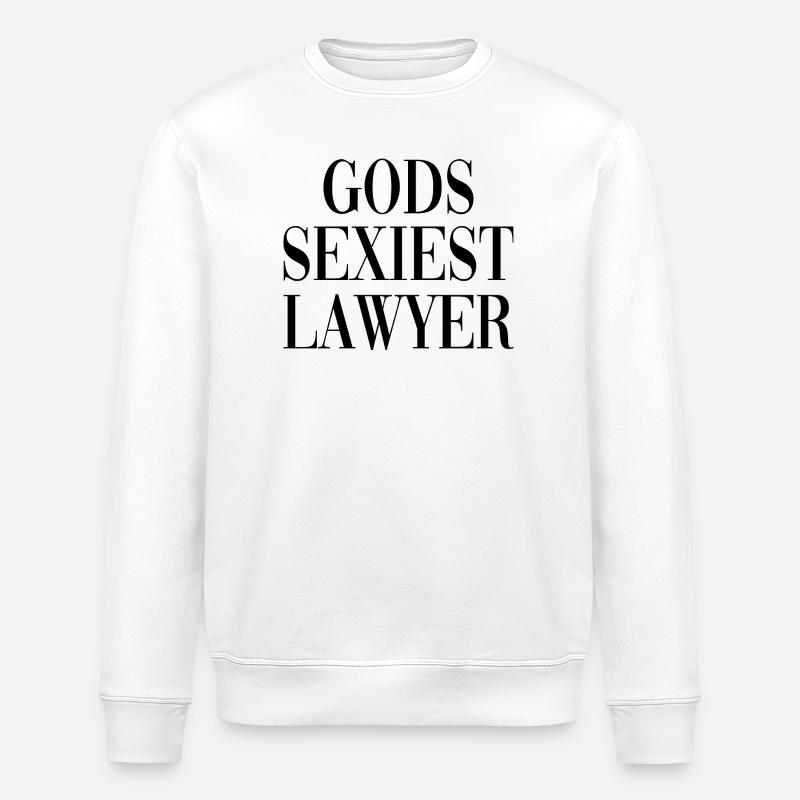 Anwalt Jurist Lustiger Spruch - Stanley/Stella Unisex Bio-Sweatshirt ROLLER - Weiß