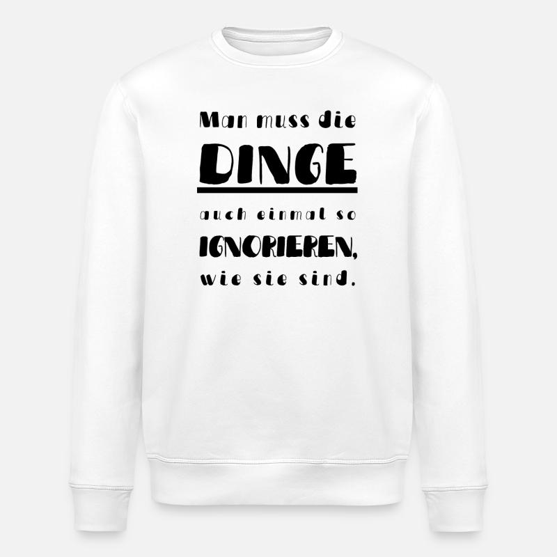 Quelques choses - Sweat bio ROLLER Stanley/Stella Unisexe - blanc