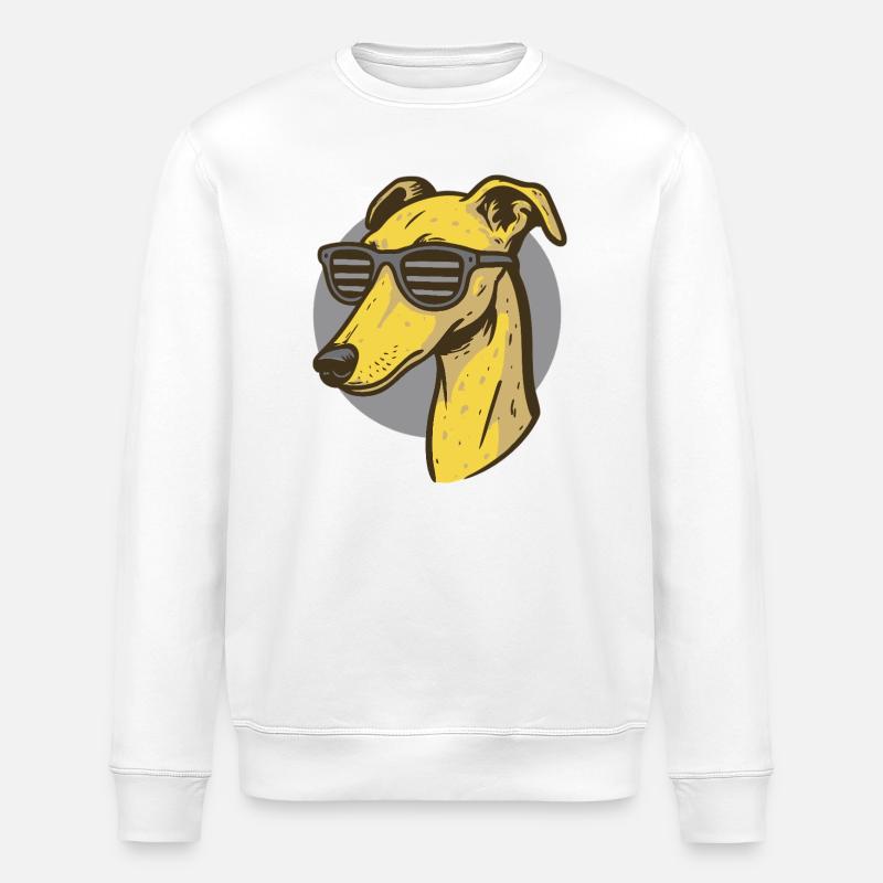 Lévrier, Galgo - Sweat bio ROLLER Stanley/Stella Unisexe - blanc