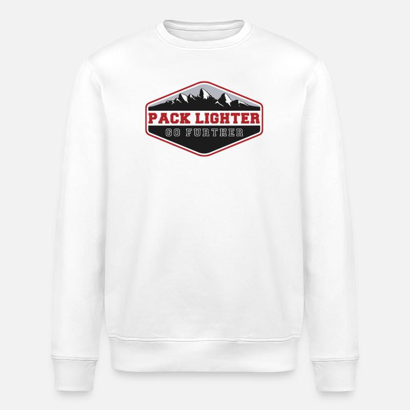 Pack lighter, go further - Stanley/Stella ROLLER Unisex Organic Sweatshirt - white