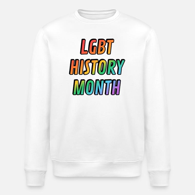 Mois de l’histoire LGBT - Sweat bio ROLLER Stanley/Stella Unisexe - blanc