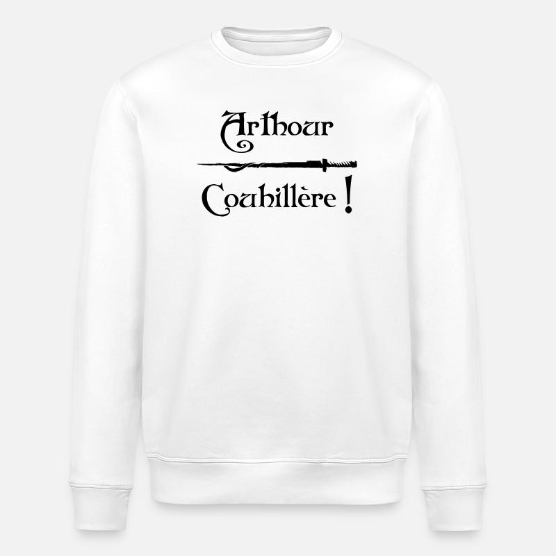 Arthour Couhillère !  - Sweat bio ROLLER Stanley/Stella Unisexe - blanc
