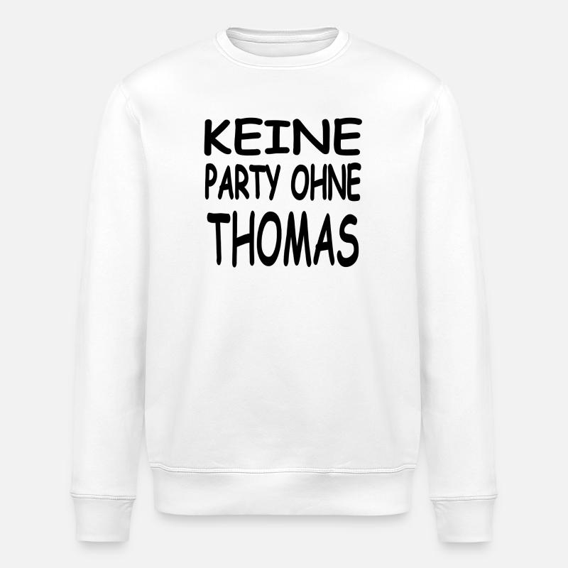 Thomas - Sweat bio ROLLER Stanley/Stella Unisexe - blanc