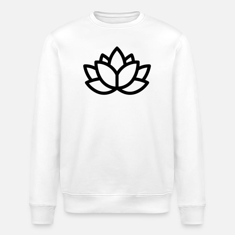 Lotus - Stanley/Stella Unisex Bio-Sweatshirt ROLLER - Weiß