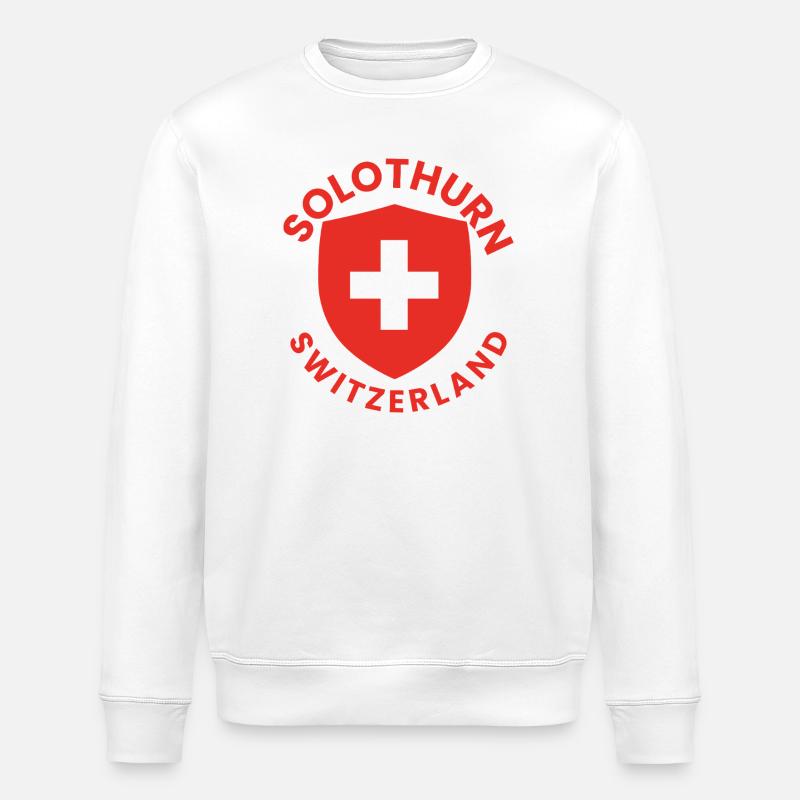 Solothurn-Schildemblem - Stanley/Stella Unisex Bio-Sweatshirt ROLLER - Weiß