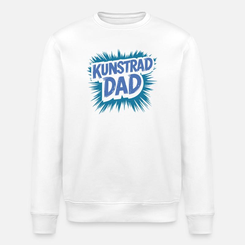 Kunstrad, Kunstradfahren, Hallenradsport, Dad - Stanley/Stella Unisex Bio-Sweatshirt ROLLER - Weiß